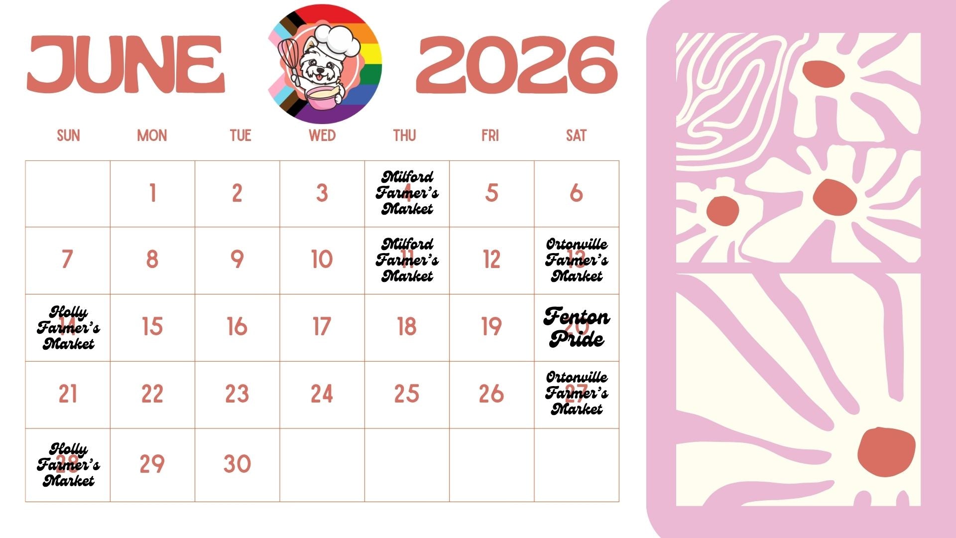 Upcoming Pop Ups!