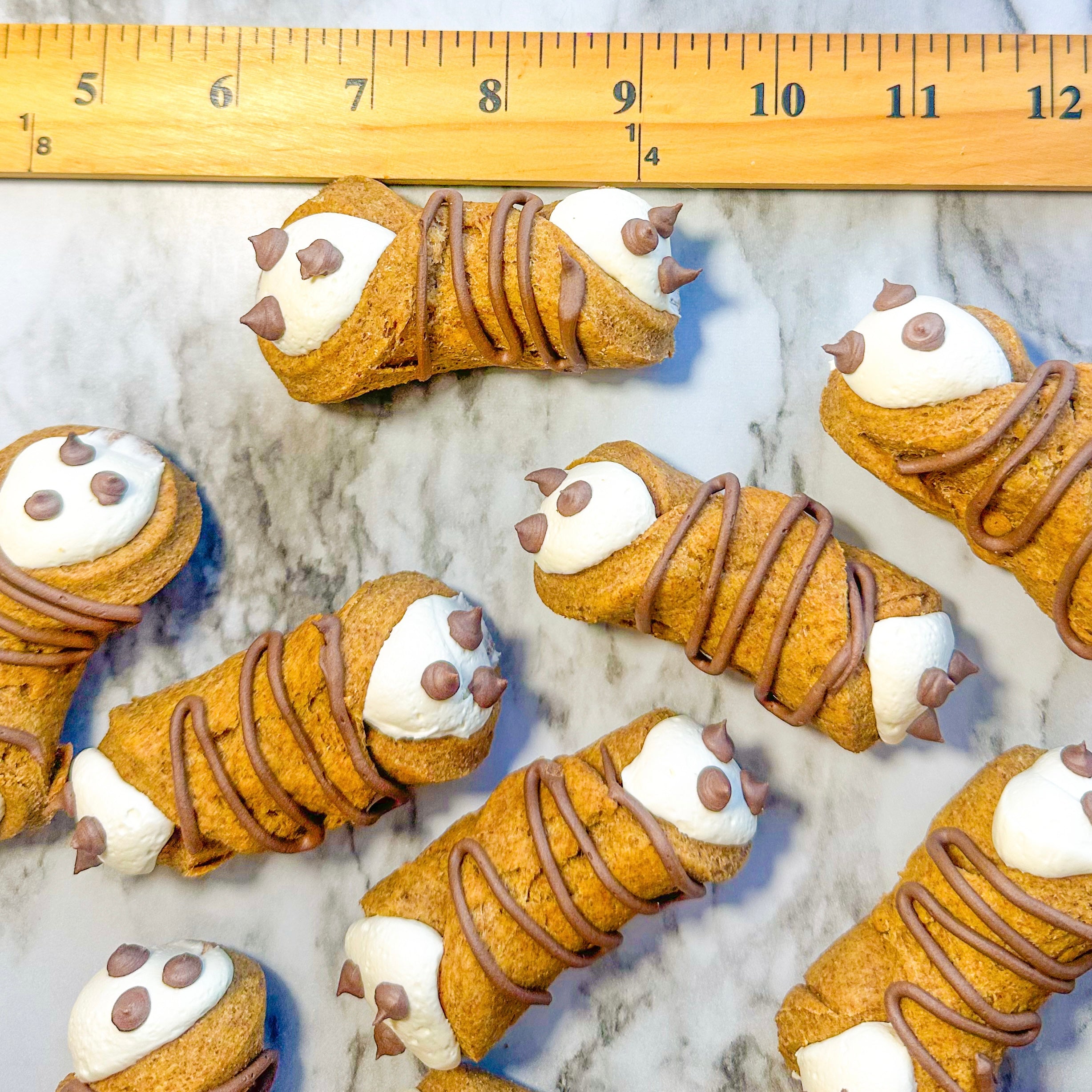 Peanut Butter Cannoli Dog Treat 4 Pack