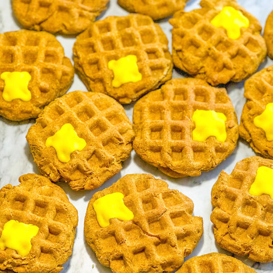 Pumpkin Spice Woofles Dog Treat 4 Pack