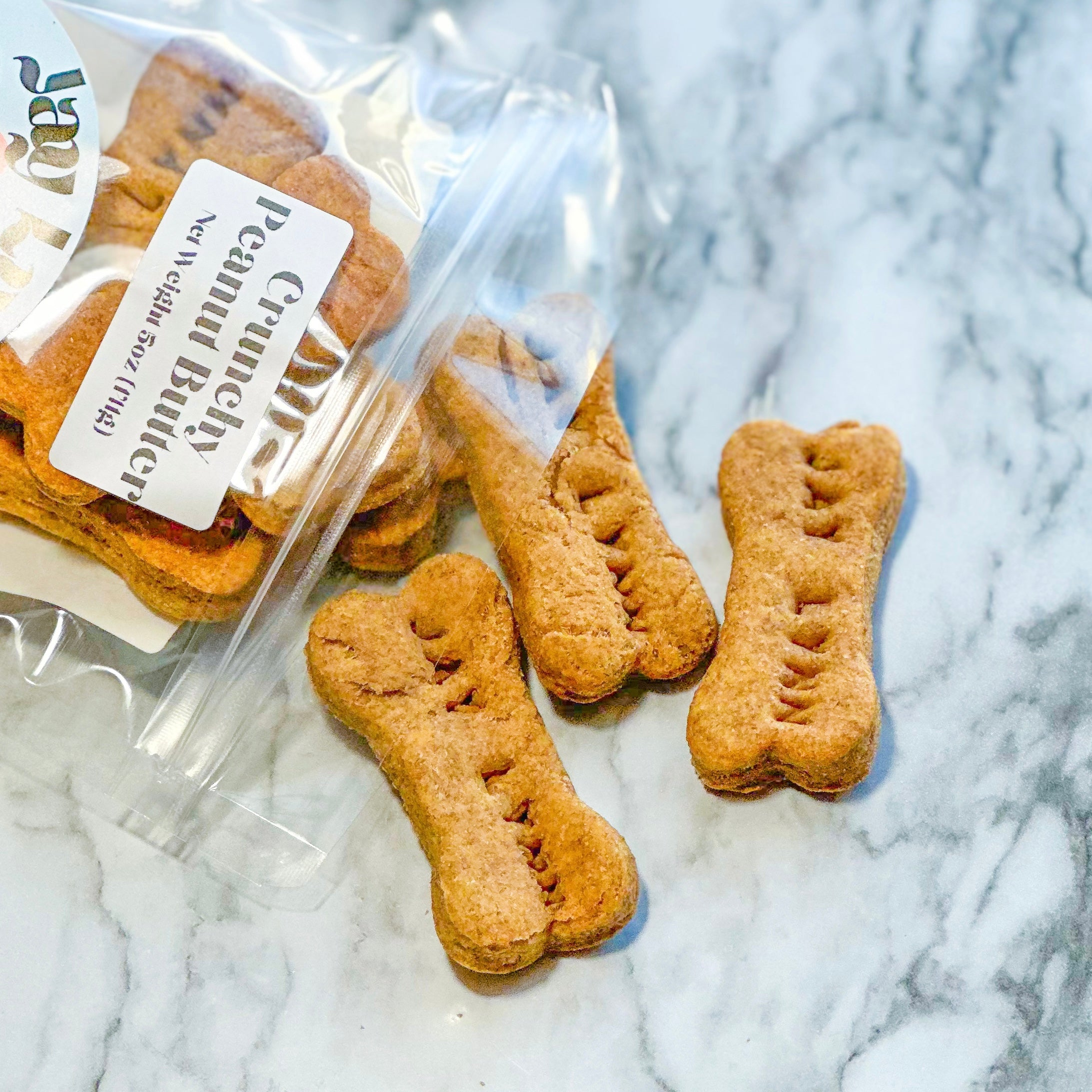 Crunchy Peanut Butter Dog Treats