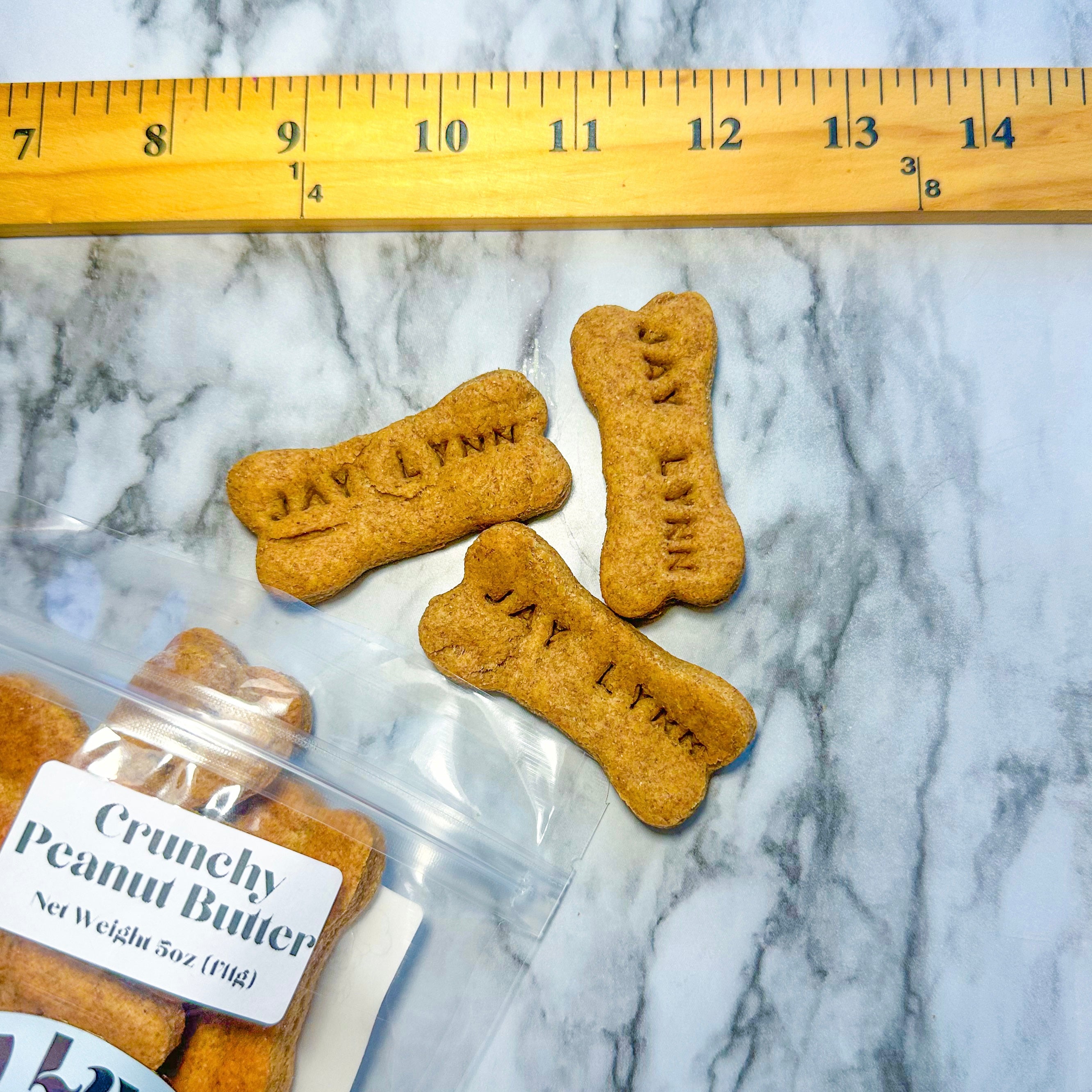 Crunchy Peanut Butter Dog Treats