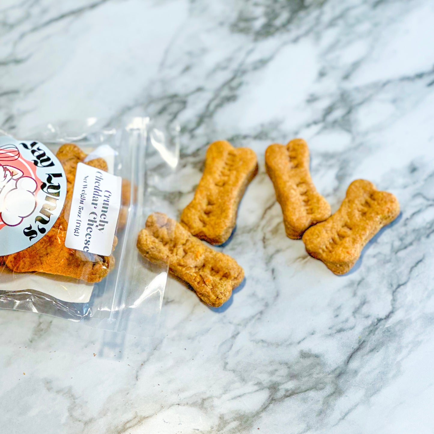 Crunchy Cheese Dog Treats