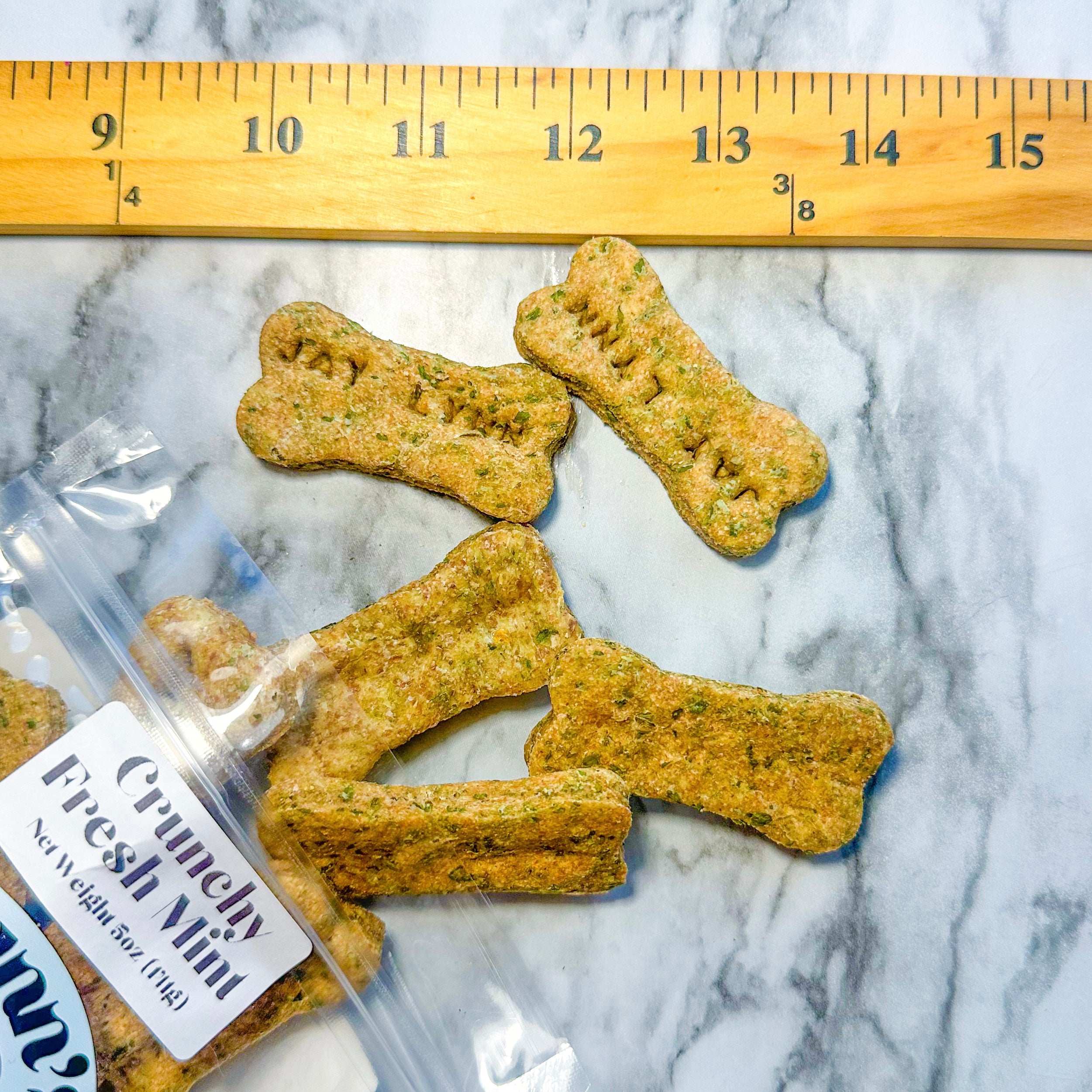 Crunchy Mint Dog Treats