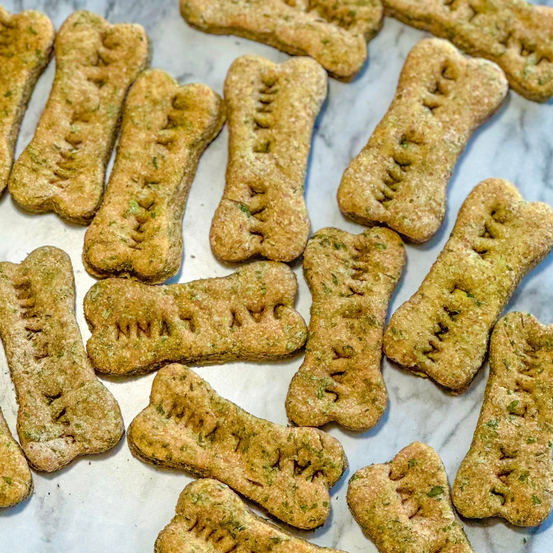 Crunchy Mint Dog Treats