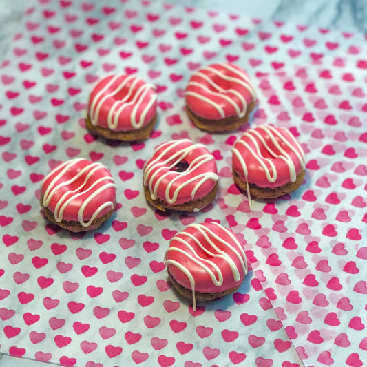 SOFT Mini Pumpkin & Peanut Butter Donut Dog Treat 6 Pack